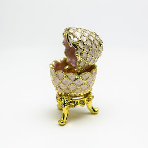 Golden Pink Faberge Egg Easter Egg Keren Kopal