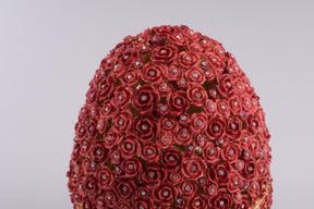 Red Flowers Faberge Egg Easter Egg Keren Kopal