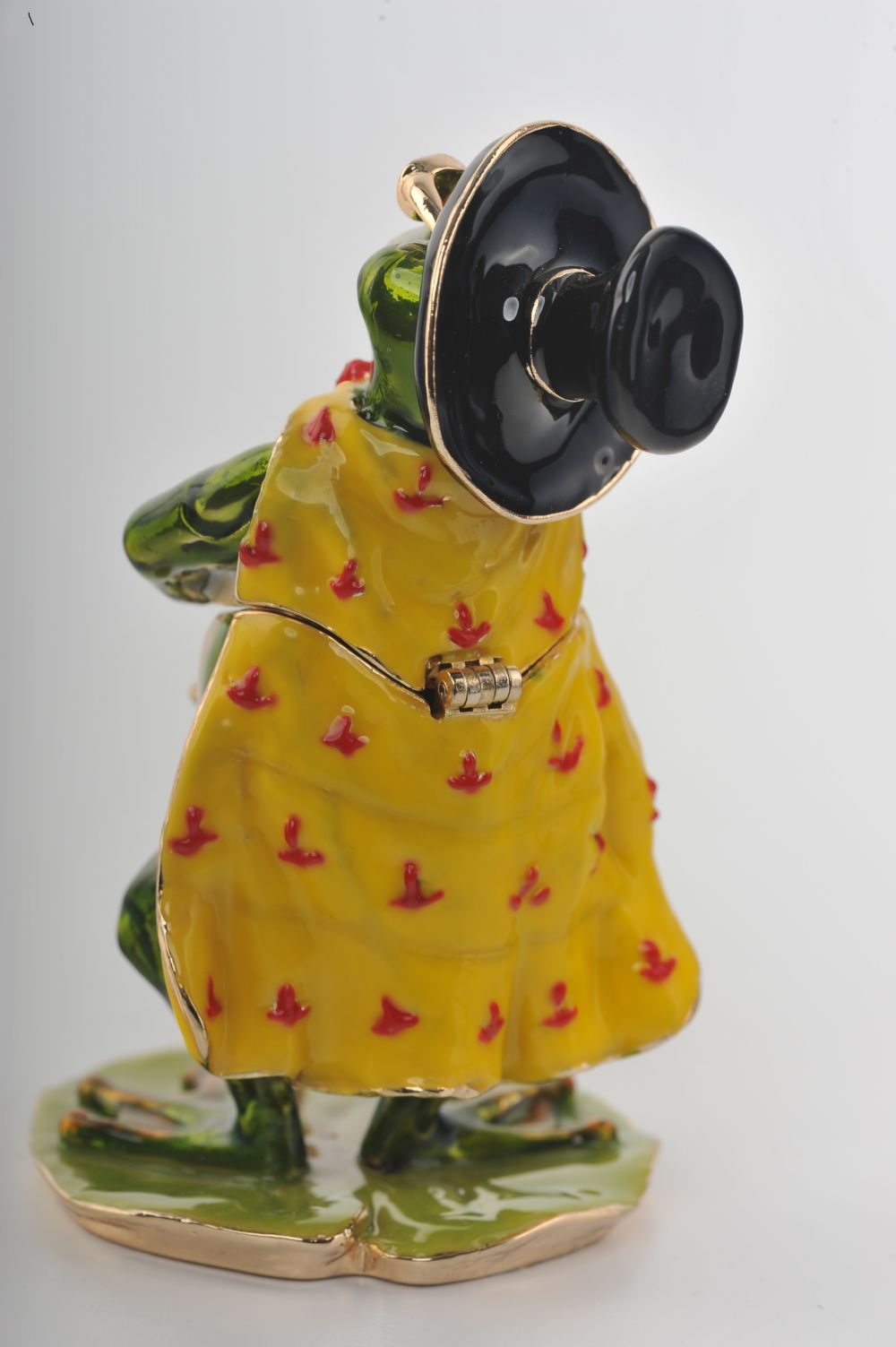 Keren Kopal Elegant Frog in Yellow Cape  91.50