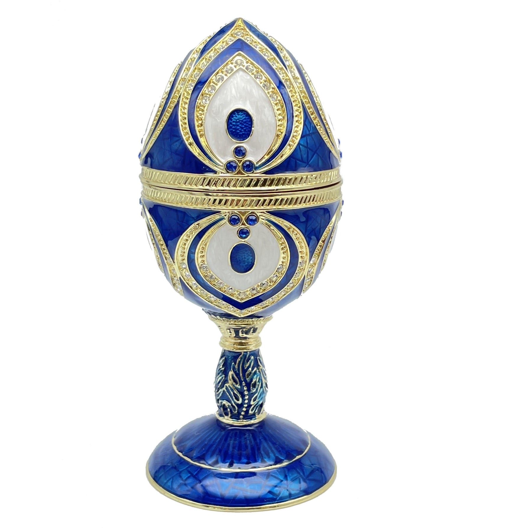 Blue Faberge Egg Beethoven Music Playing Faberge Egg Keren Kopal