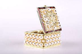 Keren Kopal Gold Box with Pearls  66.50