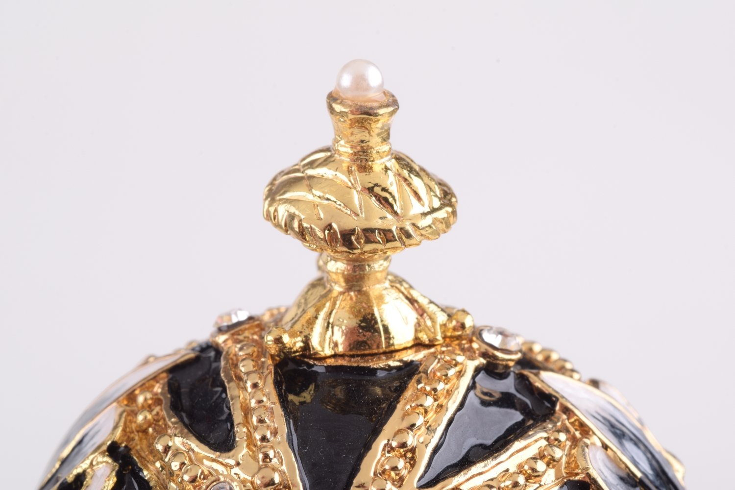 Keren Kopal Gold & Black Faberge Egg  71.50