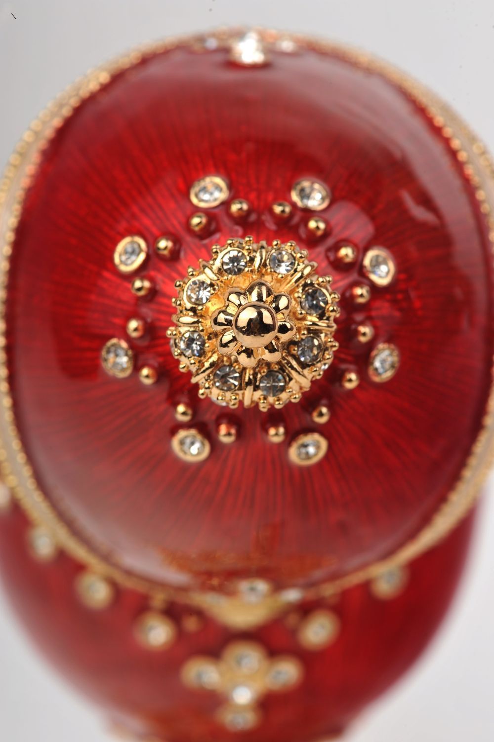 Gold and Red Faberge Egg  Keren Kopal