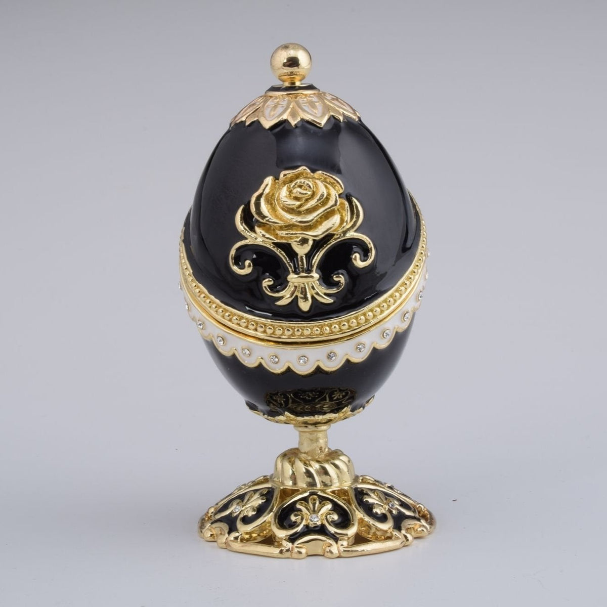 Keren Kopal Golden Black Royal Faberge Egg  86.50