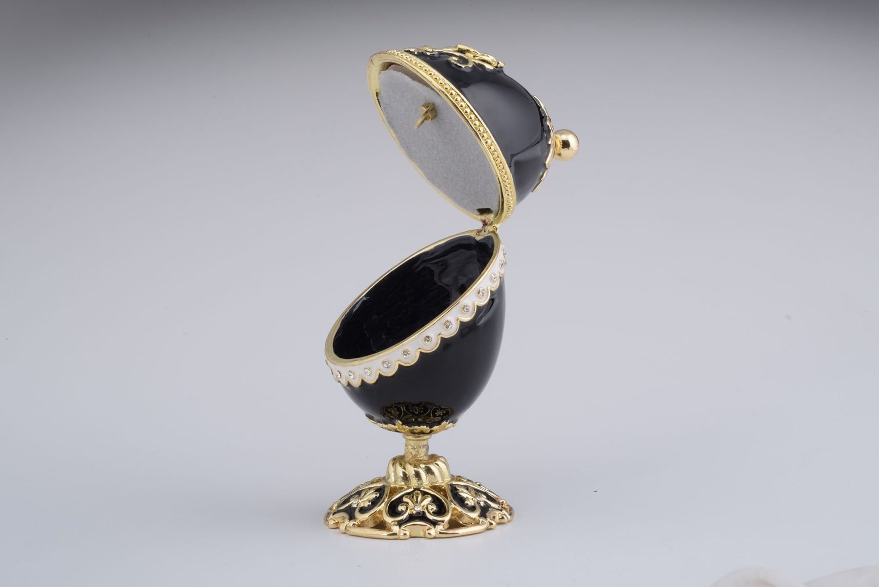 Keren Kopal Golden Black Royal Faberge Egg  86.50