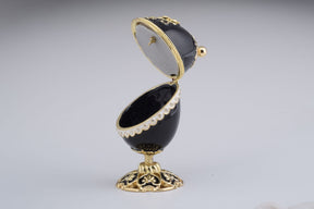 Keren Kopal Golden Black Royal Faberge Egg  86.50