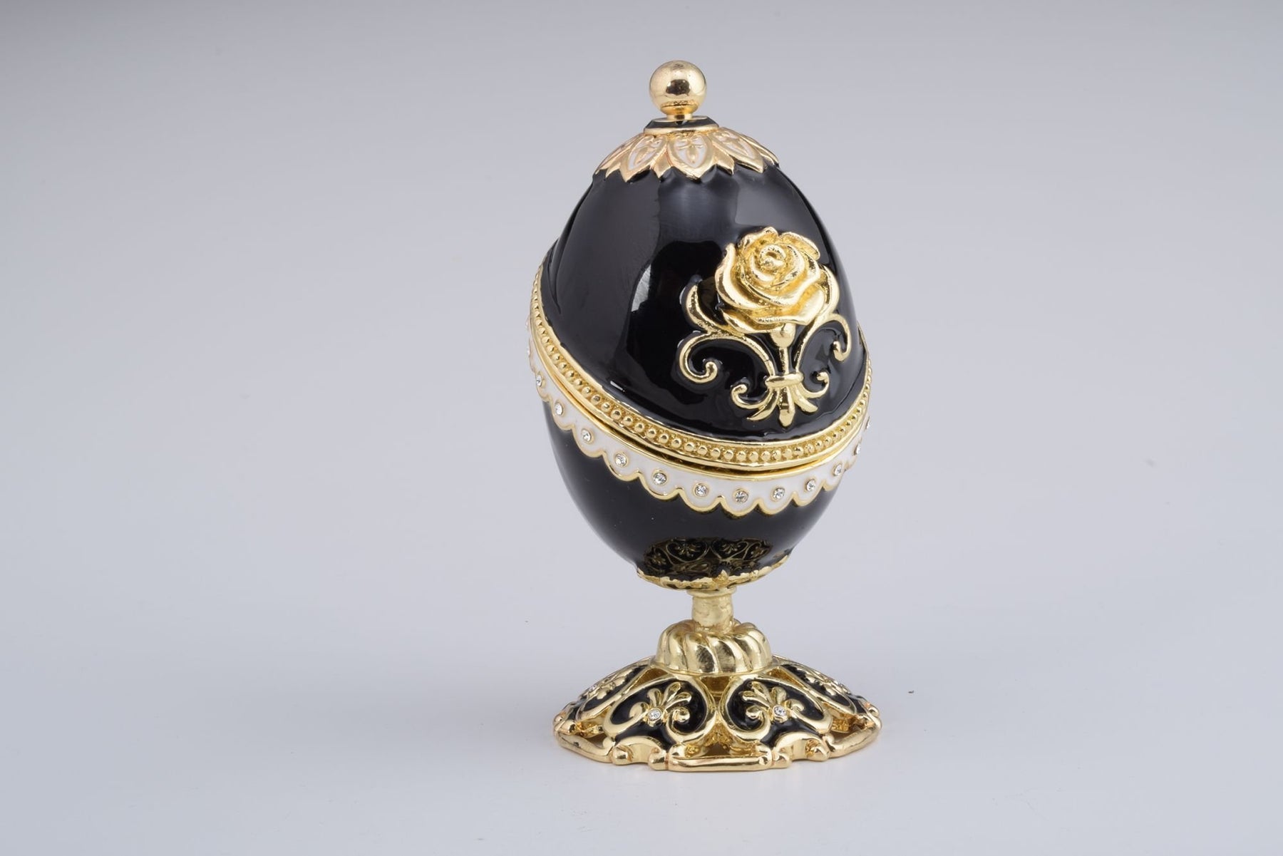 Keren Kopal Golden Black Royal Faberge Egg  86.50