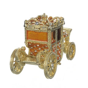 Golden Carriage Trinket Box  Keren Kopal