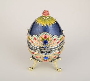 Keren Kopal Blue Colorful Russian Egg