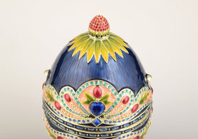 Keren Kopal Blue Colorful Russian Egg