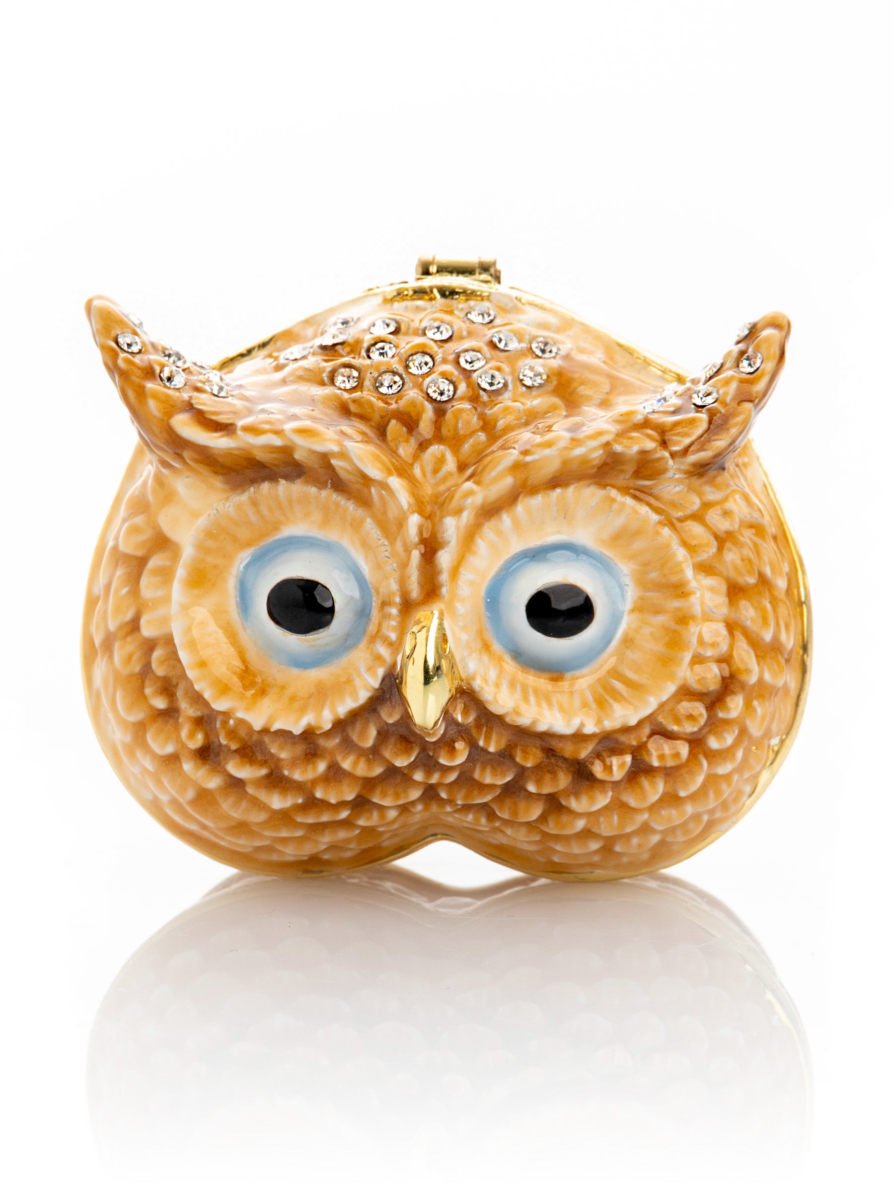 Brown Owl face trinket box