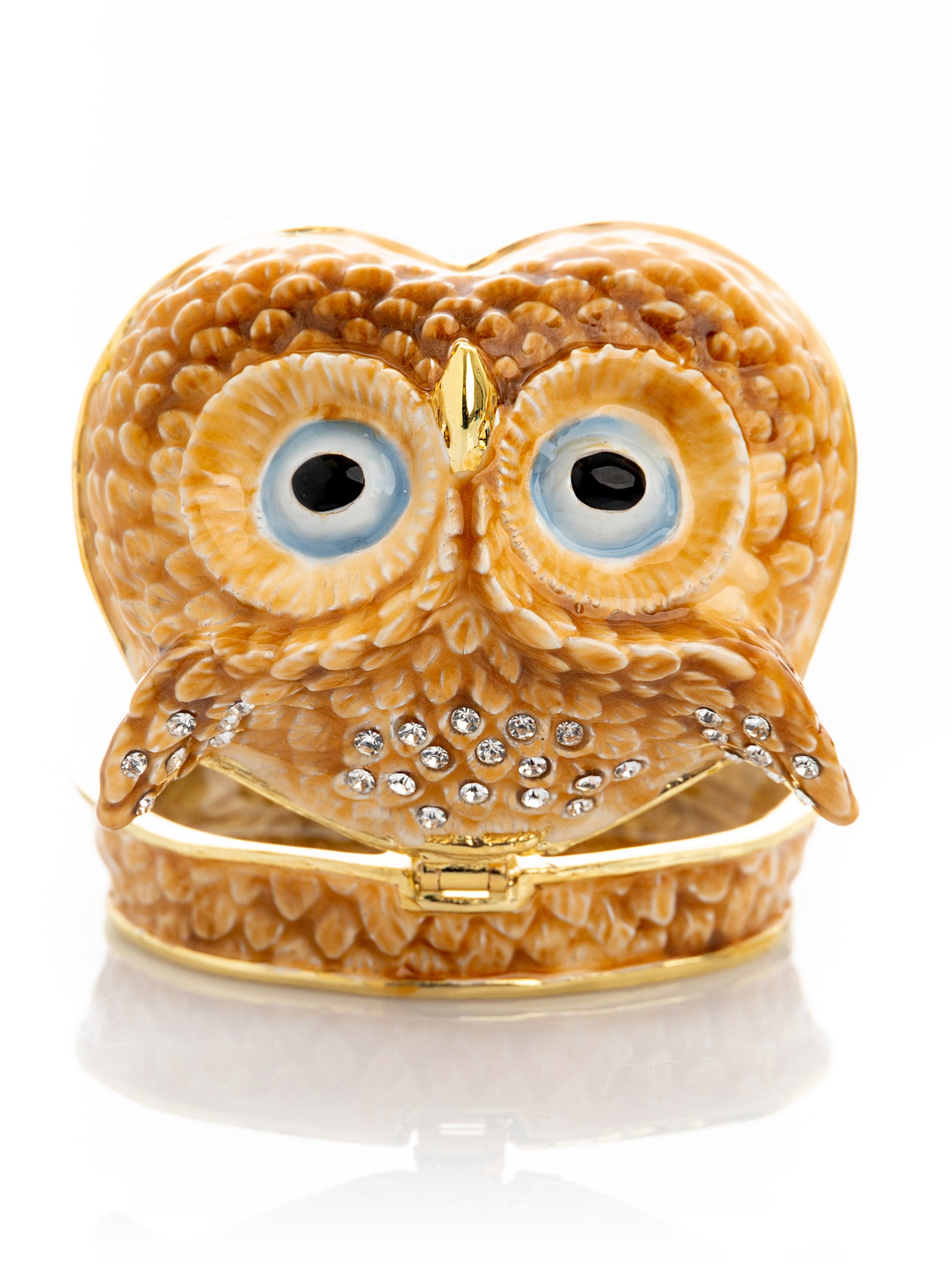 Brown Owl face trinket box