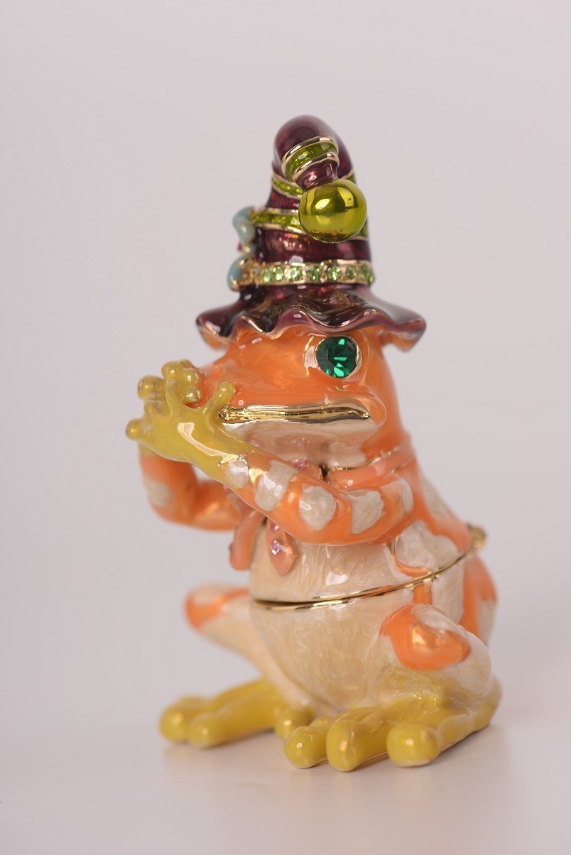 Keren Kopal Orange Speak No Evil Frog  68.50