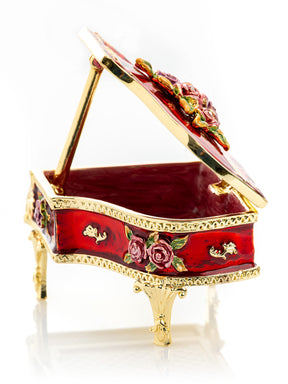 Red Piano Trinket Box