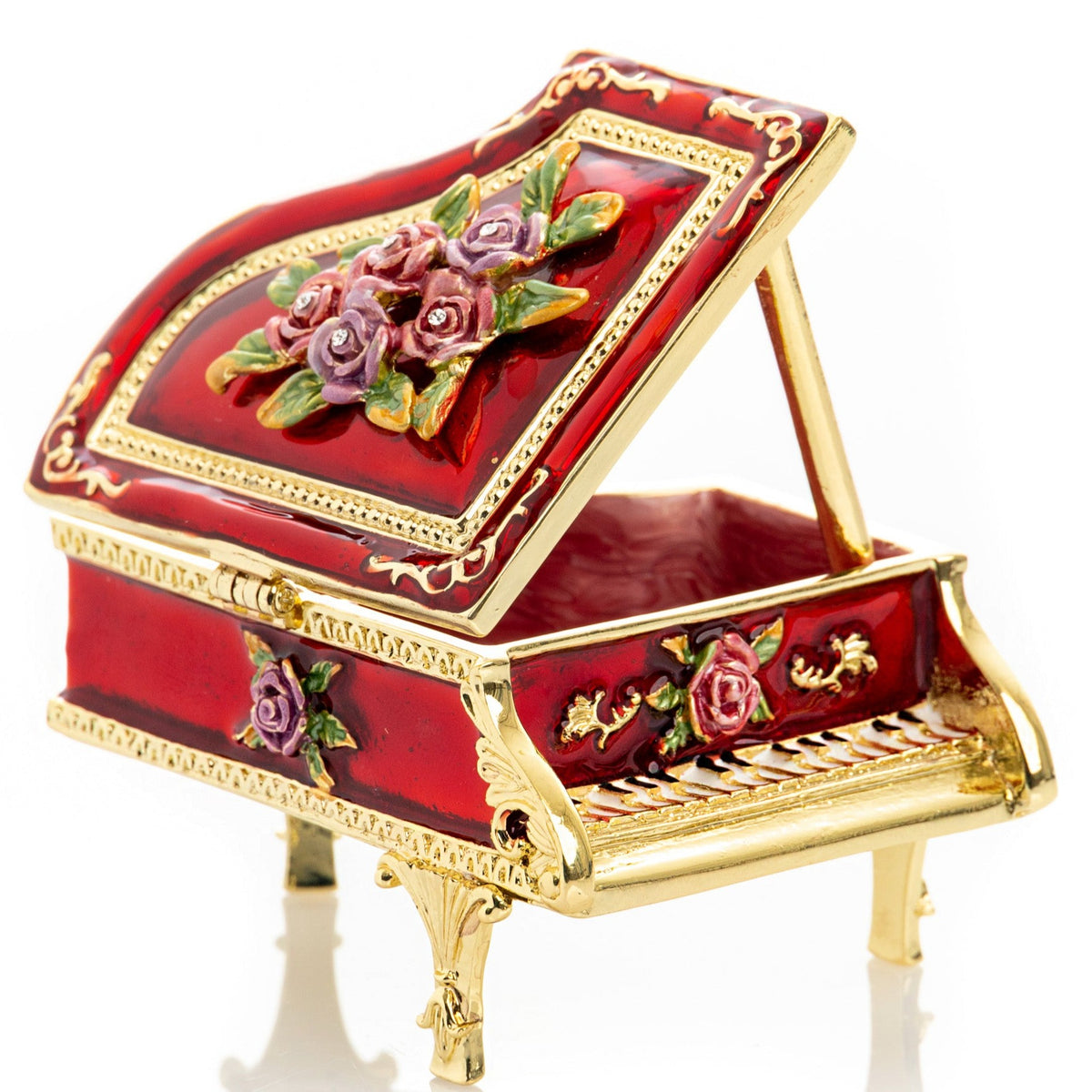 Red Piano Trinket Box