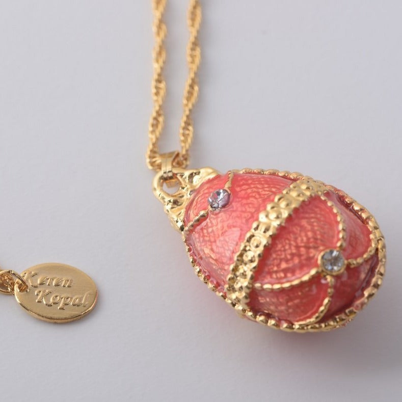 Keren Kopal Coral Egg Pendant Necklace Pendant 37.00