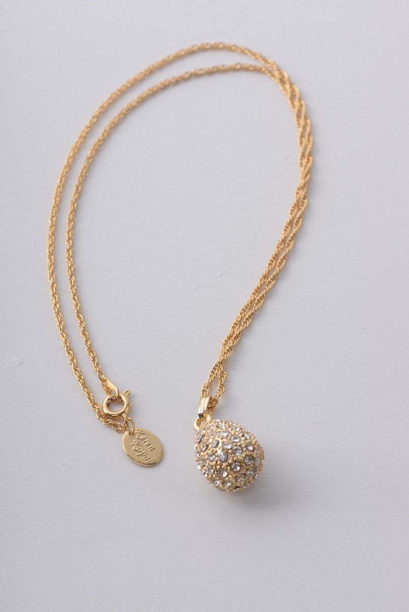 Gold Plated Egg Pendant Pendant Keren Kopal