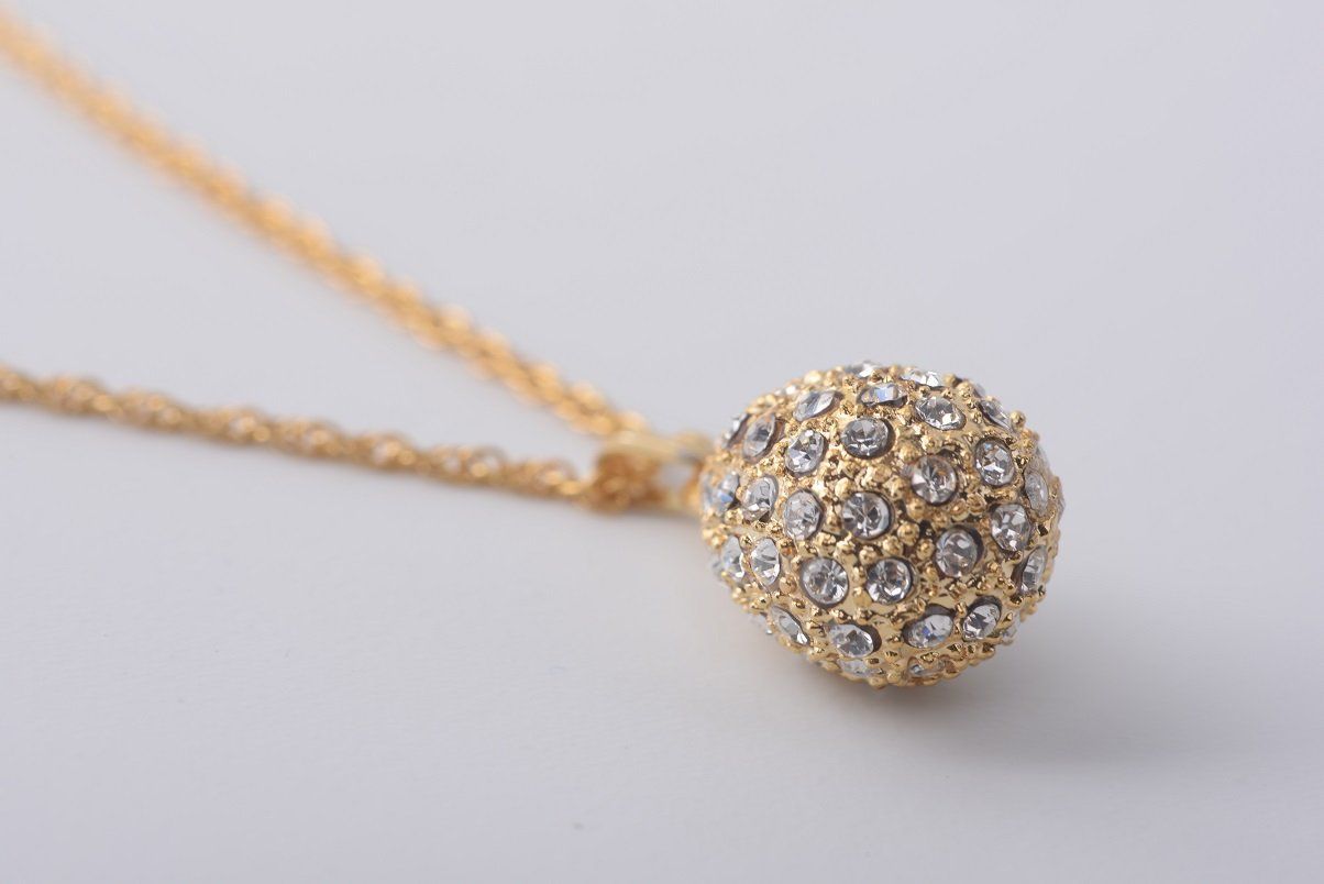 Gold Plated Egg Pendant Pendant Keren Kopal