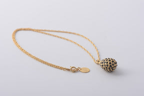 Keren Kopal Golden Black Egg Pendant Necklace Pendant 39.00