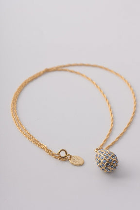 Keren Kopal Golden Blue Egg Pendant Necklace Pendant 39.00