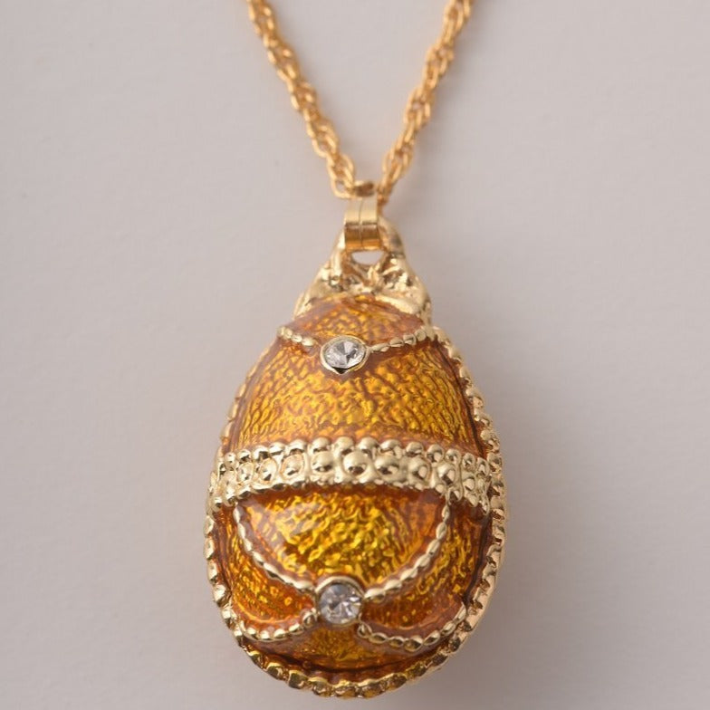 Keren Kopal Mustard Yellow Egg Pendant Necklace Pendant 37.00