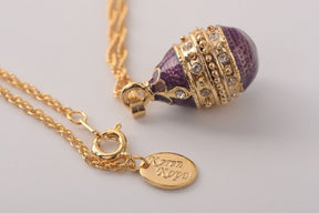 Keren Kopal Purple & Gold Egg Pendant Necklace  39.00