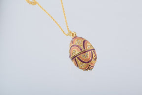 Keren Kopal Purple & Peach Egg Pendant Necklace  39.00