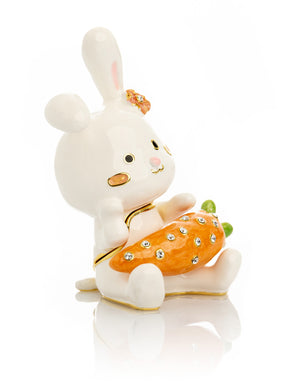 Bunny with Carrot Trinket Box