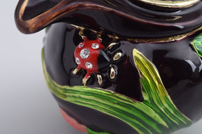 Keren Kopal Teapot Decorated with a Ladybug and a Dragonfly  57.75