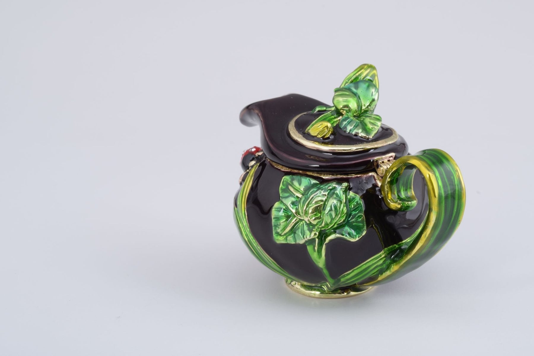 Keren Kopal Teapot Decorated with a Ladybug and a Dragonfly  57.75