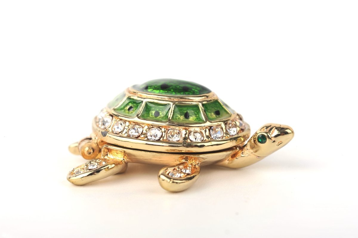 Tiny Green & Gold Sea Turtle  Keren Kopal