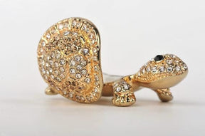 Tiny Silver and Gold Turtle  Keren Kopal