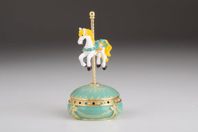 Keren Kopal Turquoise Wind up Music Carousel  86.50