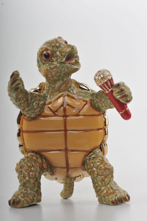 Keren Kopal Turtle Singing with a Microphone  78.75