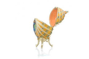 Keren Kopal Colorful Peacock Faberge Egg