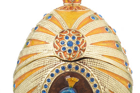 Keren Kopal Colorful Peacock Faberge Egg