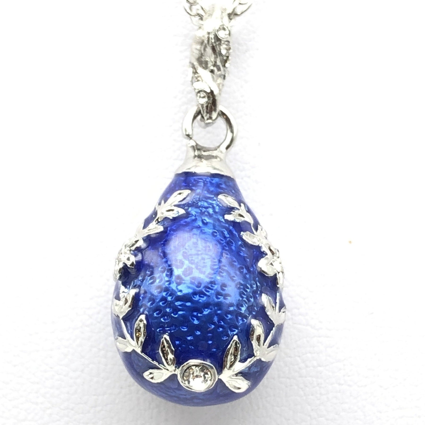 Blue Egg Pendant Necklace jewelry Keren Kopal