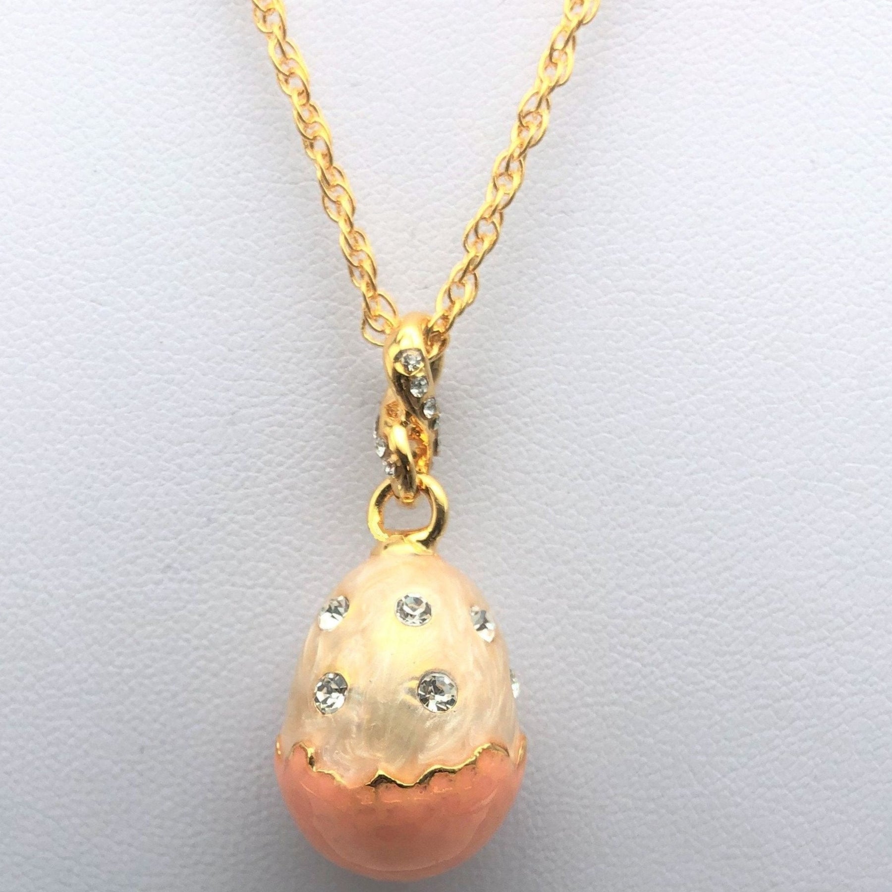 Pink Egg Pendant Necklace jewelry Keren Kopal