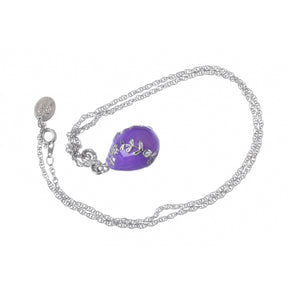 Purple Egg Pendant Necklace jewelry Keren Kopal