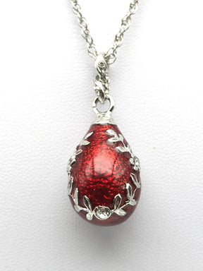 Red Egg Pendant Necklace jewelry Keren Kopal