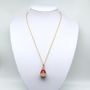 Red Egg Pendant Necklace jewelry Keren Kopal