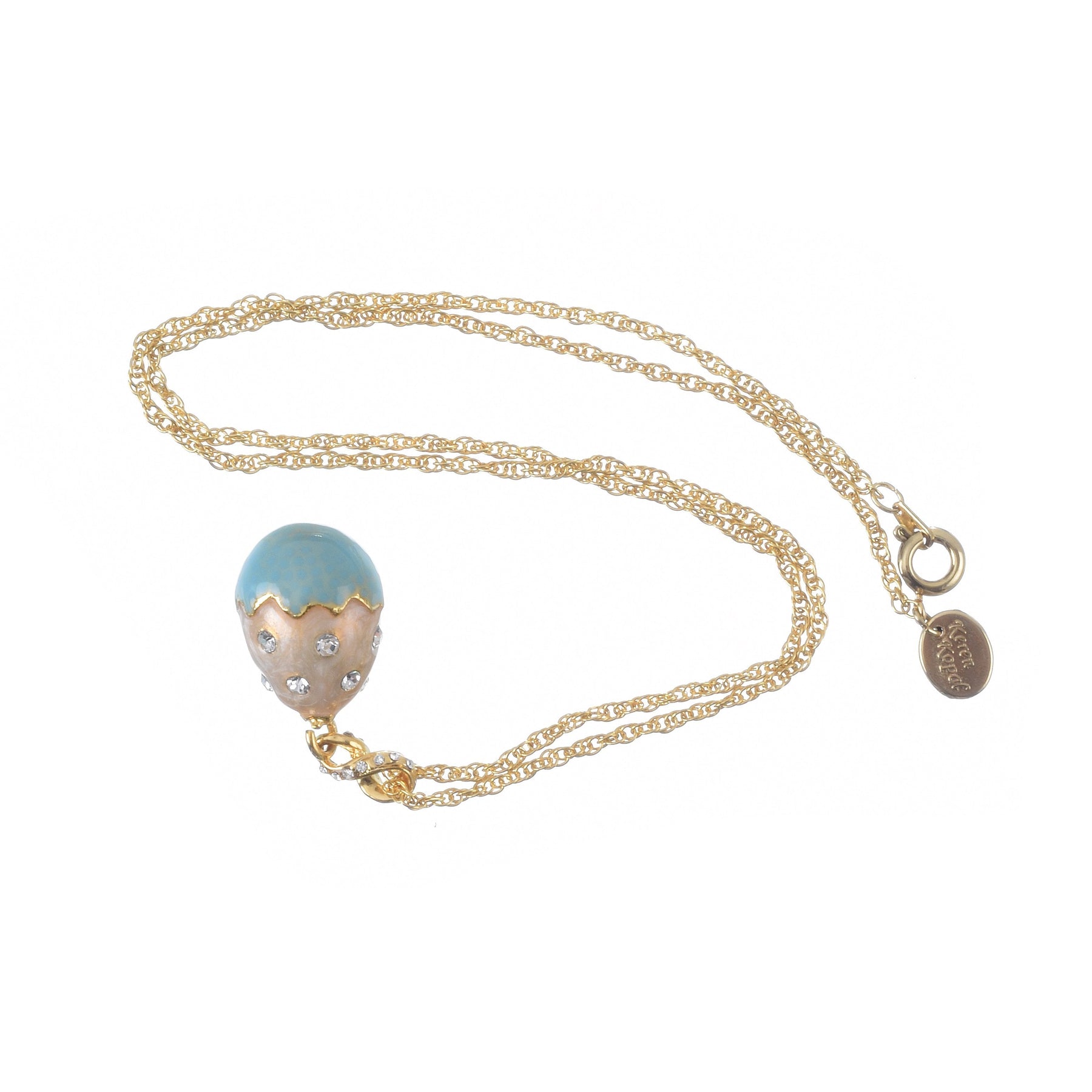 Turquoise Egg Pendant Necklace jewelry Keren Kopal