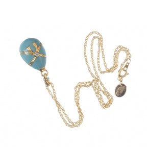 Turquoise Egg Pendant Necklace jewelry Keren Kopal