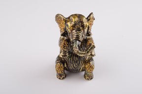 Brown Elephant trinket box Keren Kopal