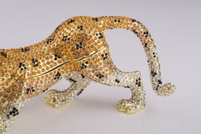 Brown Lioness, cheetah trinket box Keren Kopal