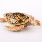 Brown Sea Turtle trinket box Keren Kopal