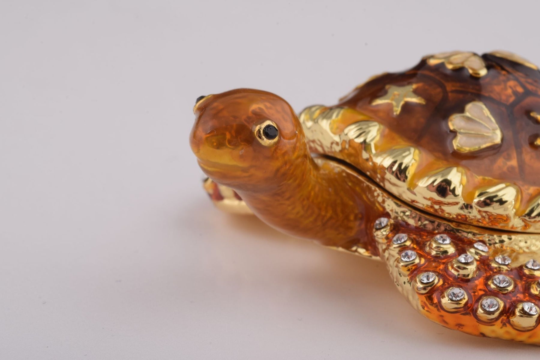 Brown Sea Turtle trinket box Keren Kopal