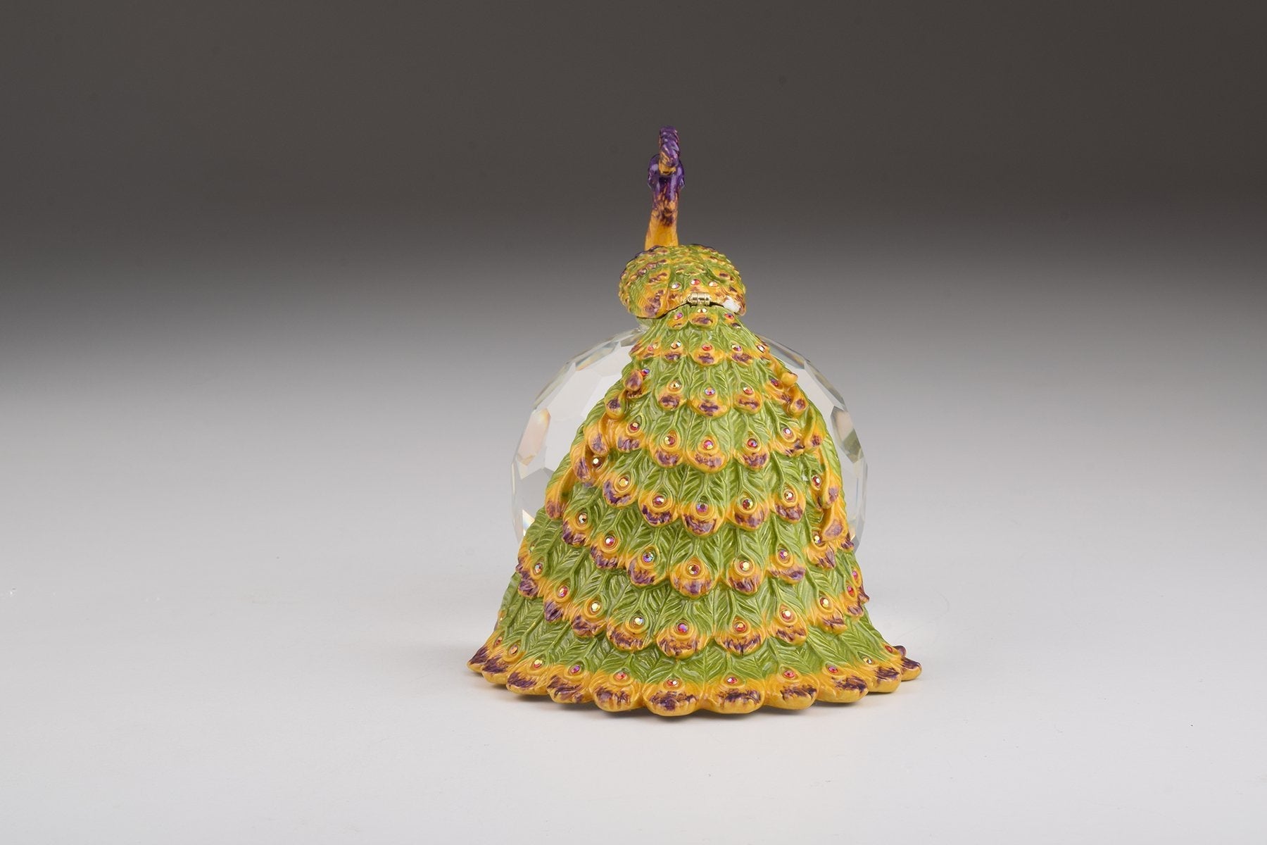 Keren Kopal Colorful Peacock on Crystal Ball