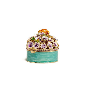 Cute Puppies and Flowers Trinket Box trinket box Keren Kopal