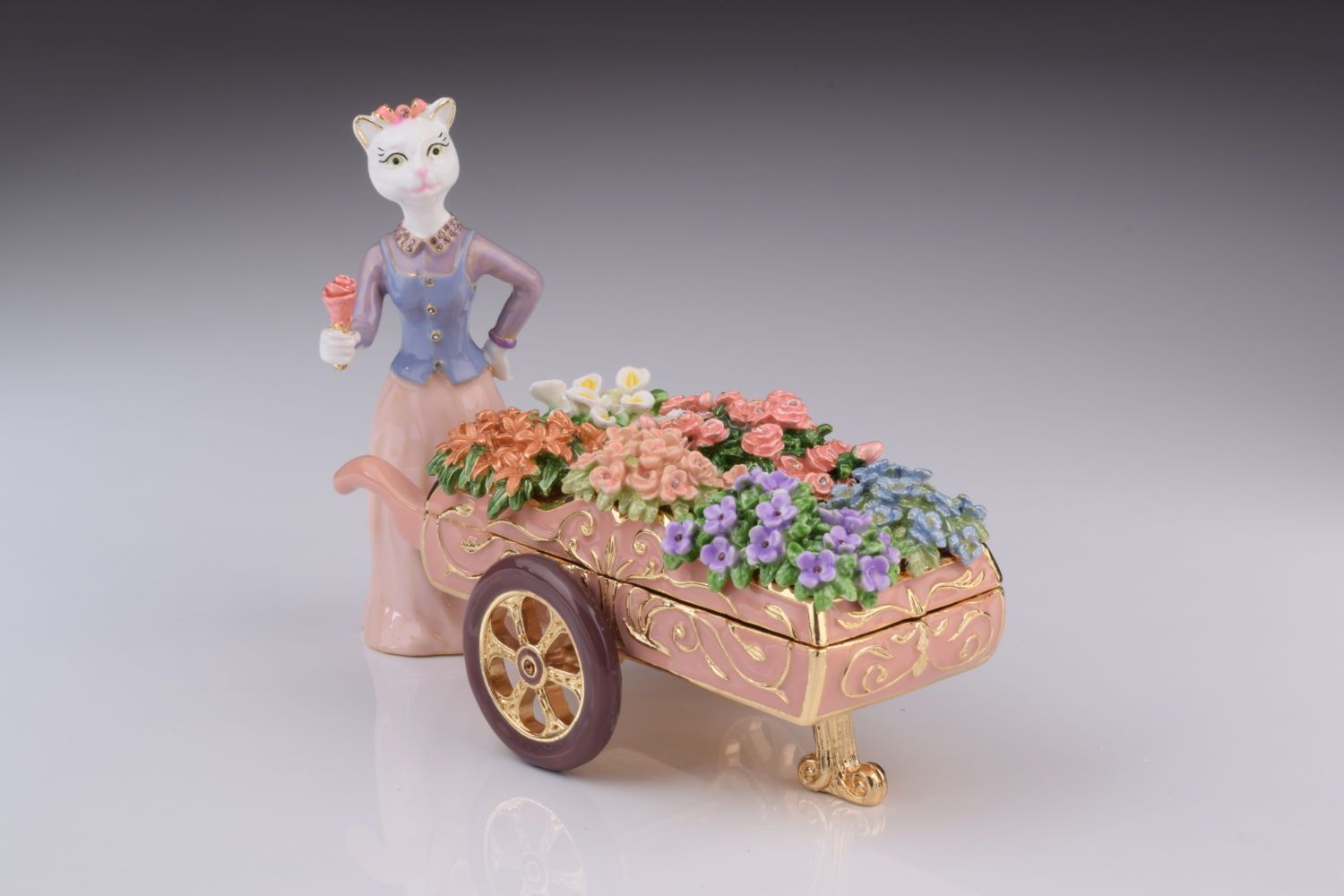 Keren Kopal Florist Cat trinket box 309.00